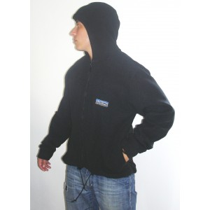 2072  Chaqueta Fibra Polar con Gorro Termica